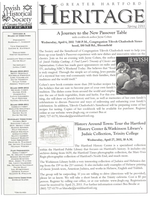 JHSGH_newsletter_Spring 2011